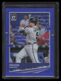 2020 Donruss Optic Blue Refractor 168 Freddie Freeman 50/75