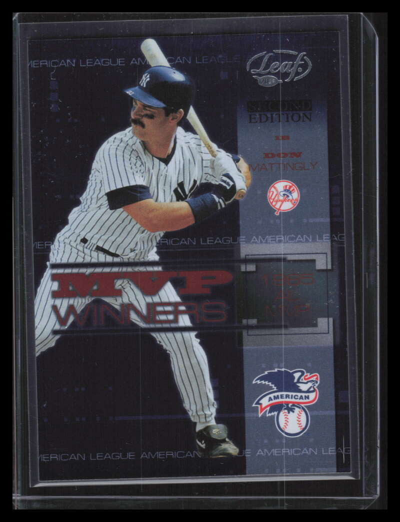 2004 Leaf MVP Winners Second Edition 9 Don Mattingly