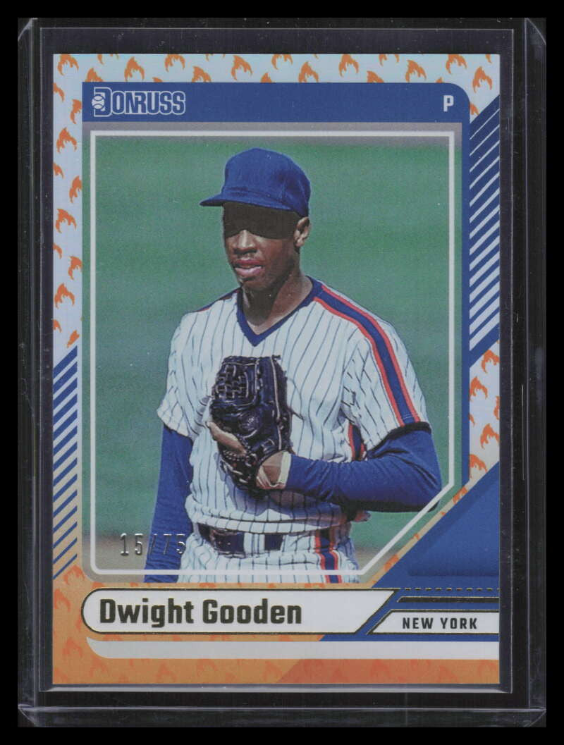 2024 Donruss On Fire 67 Dwight Gooden 15/75