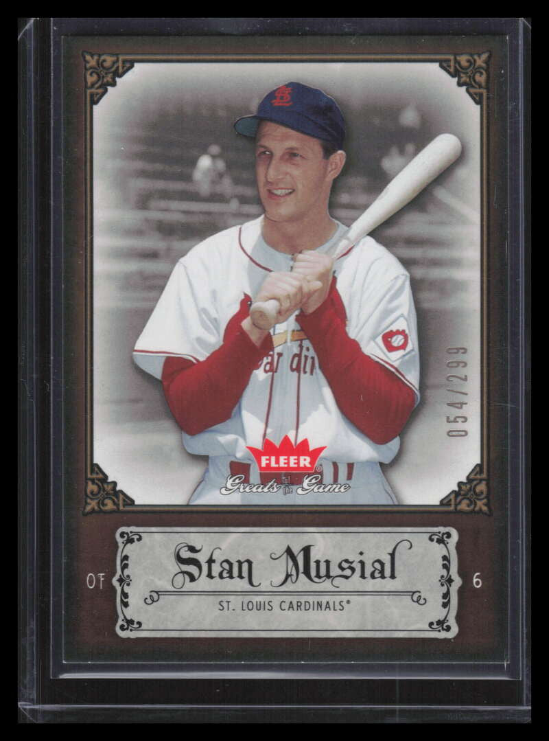 2006 Greats of the Game Copper 85 Stan Musial 54/299