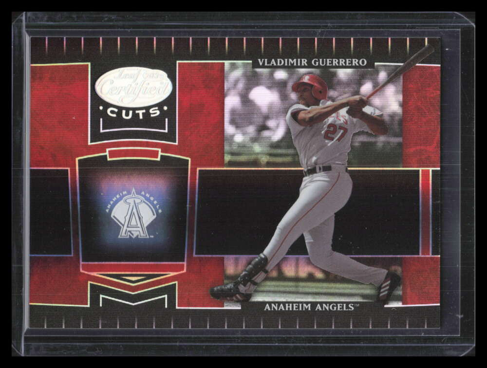 DELETE 151227 2004 Leaf Certified Cuts Marble Red 1 Vladimir Guerrero 53/100