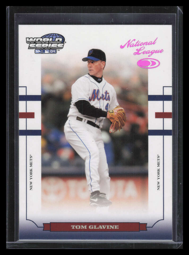 2004 Donruss World Series HoloFoil 100 118 Tom Glavine 46/100
