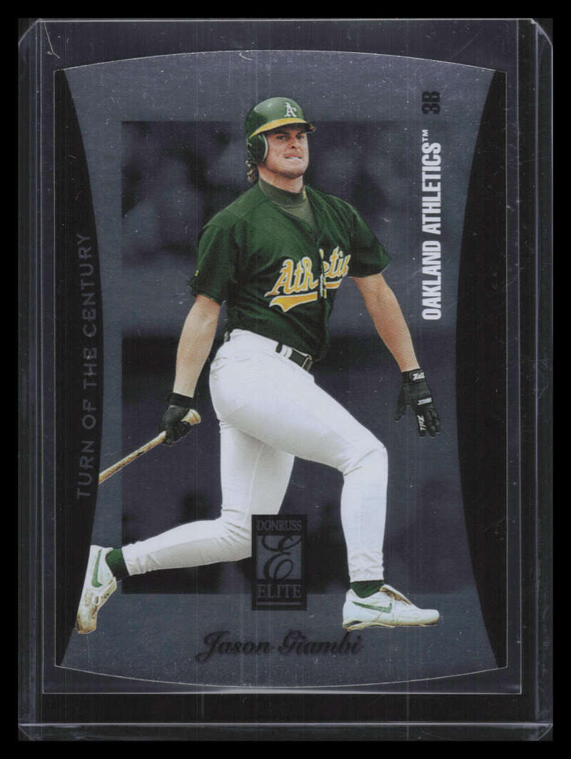1997 Donruss Elite Turn of the Century Die Cuts 11 Jason Giambi 258/500