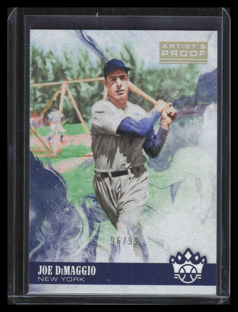2018 Diamond Kings Photo Variations Artist Proof Gold 11 Joe DiMaggio 96/99