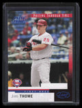2004 Leaf Press Proofs Blue 269 Jim Thome PTT 54/100 Passing Through Time