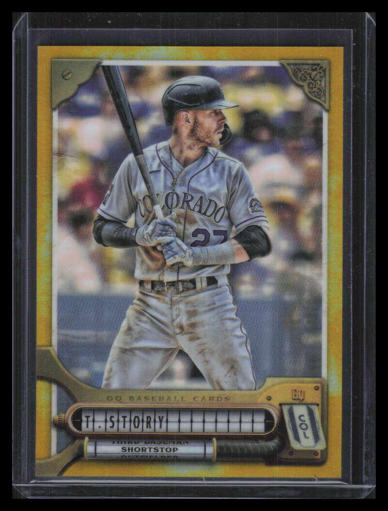 2022 Topps Gypsy Queen Chrome Gold Refractor 114 Trevor Story 35/50