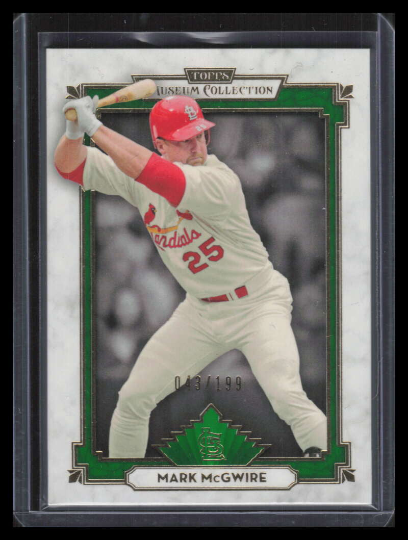 2014 Topps Museum Collection Green 74 Mark McGwire 43/199