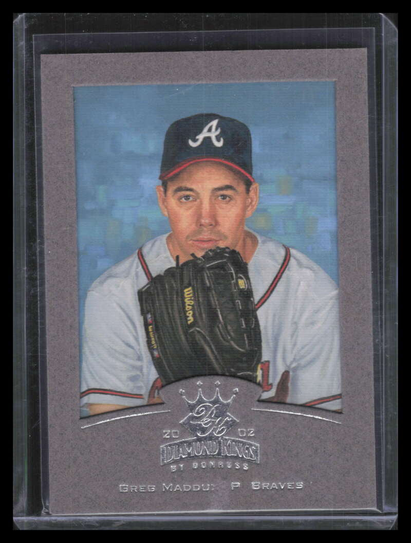 2002 Diamond Kings Silver Foil 70 Greg Maddux 167/400