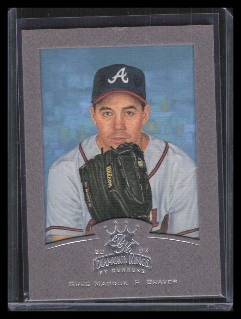 2002 Diamond Kings Silver Foil 70 Greg Maddux 346/400