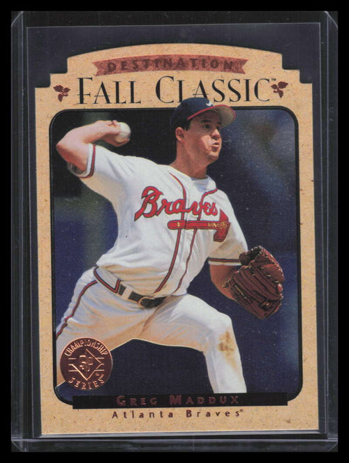 1995 SP Championship Fall Classic Die Cuts 7 Greg Maddux