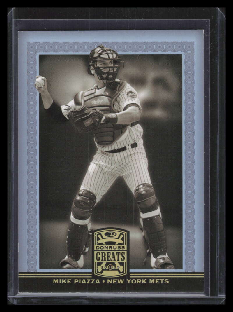 2005 Donruss Greats Gold HoloFoil 107 Mike Piazza 18/100