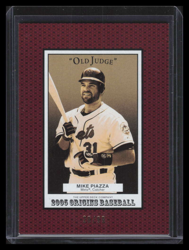 2005 Origins Old Judge Red 94 Mike Piazza 20/99