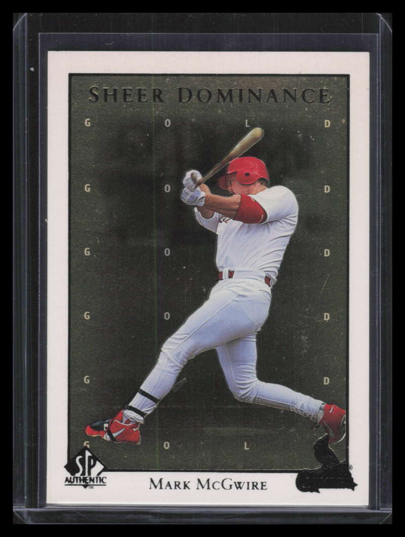 DELETE 151304 1998 SP Authentic Sheer Dominance Gold sd10 Mark McGwire 1784/2000