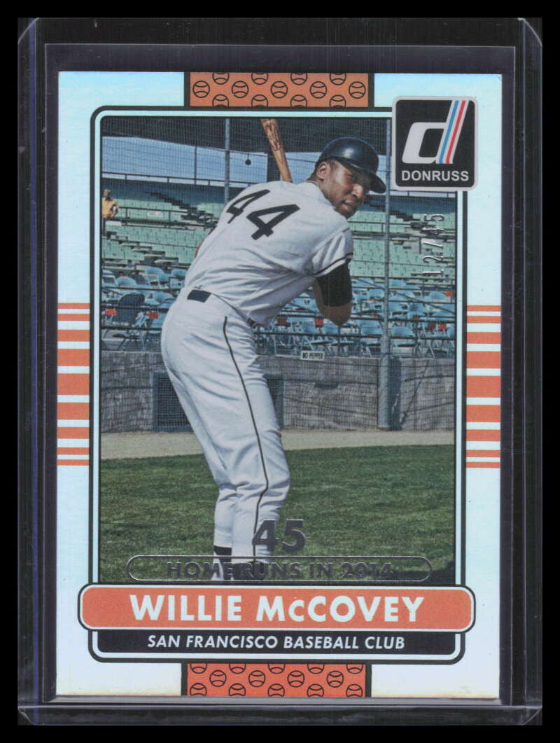 2015 Donruss Stat Line Season 183 Willie McCovey 12/45