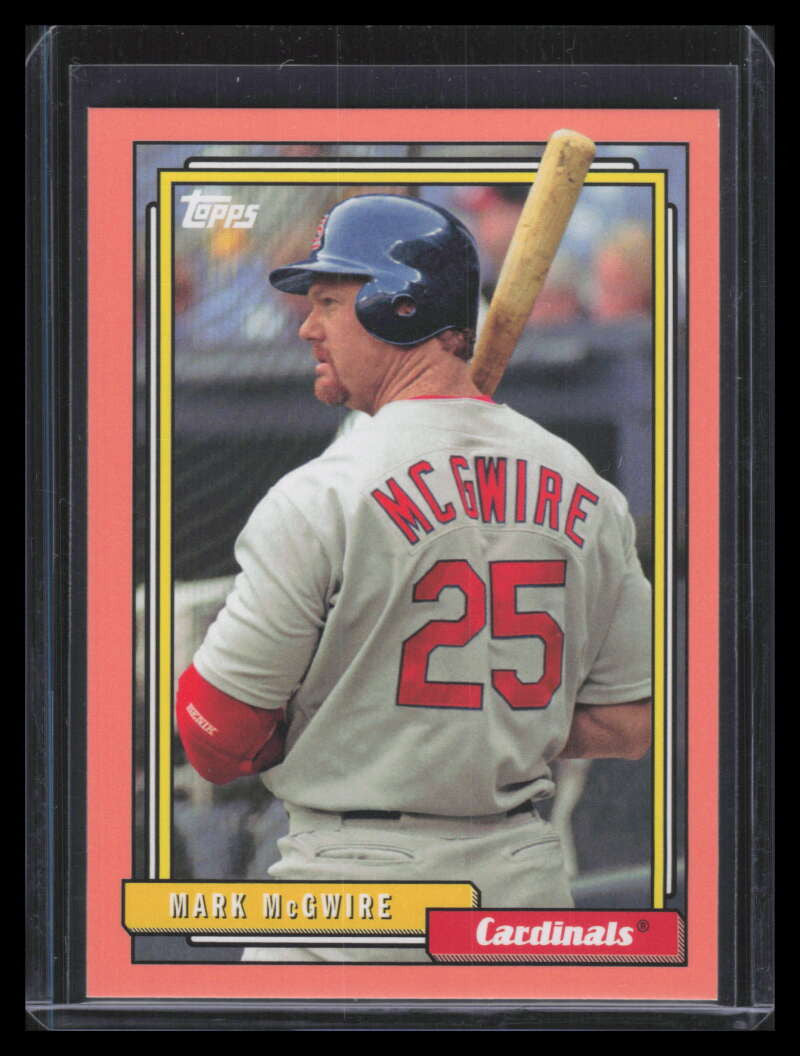 2017 Topps Archives Peach 231 Mark McGwire 59/199