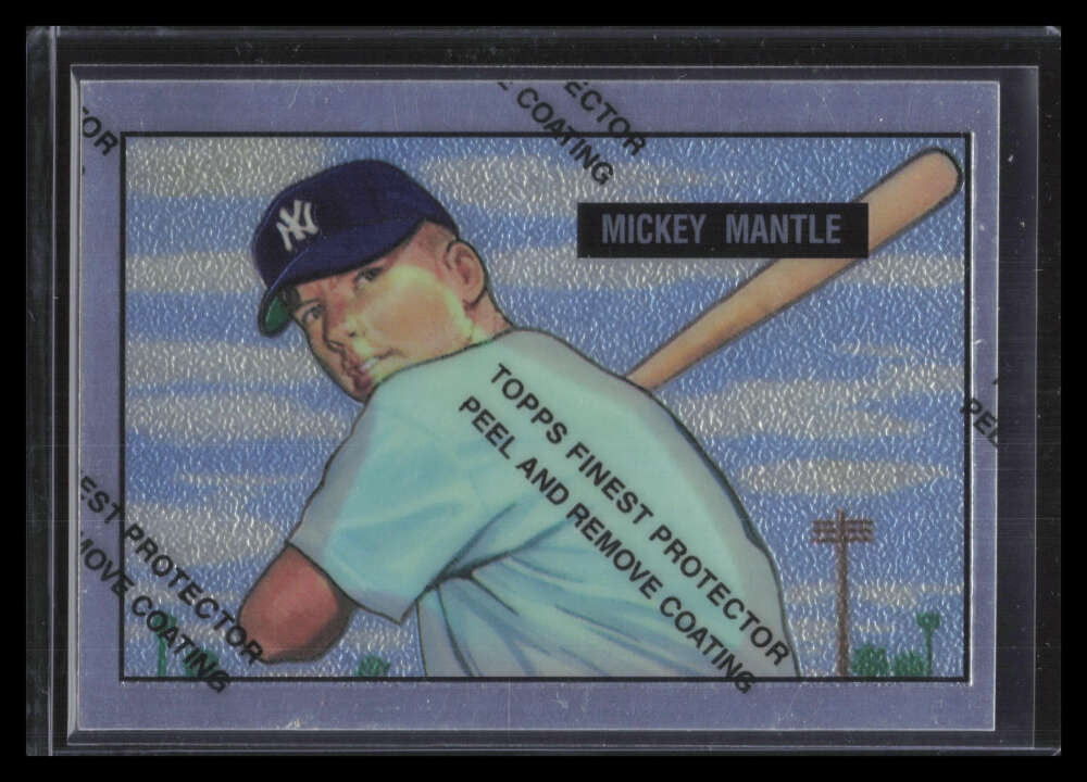 1997 Topps Mantle Finest 1 Mickey Mantle 1951 Bowman 140261