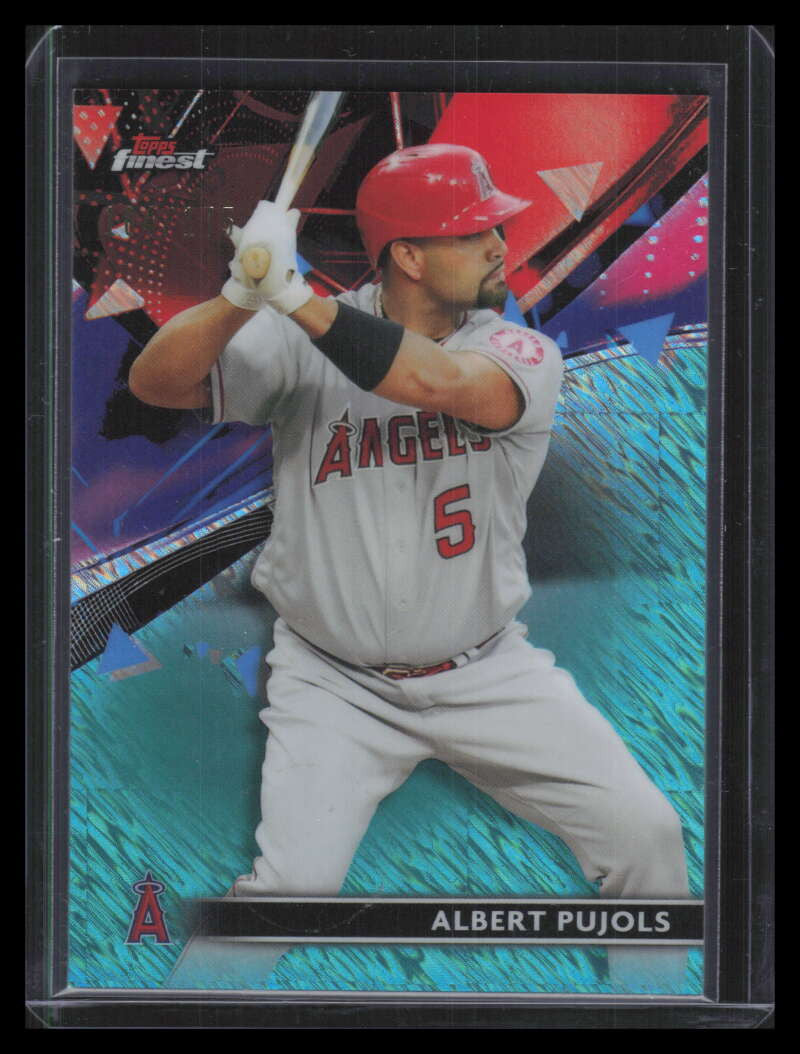 2021 Finest Aqua Shimmer Refractor 1 Albert Pujols 164/175