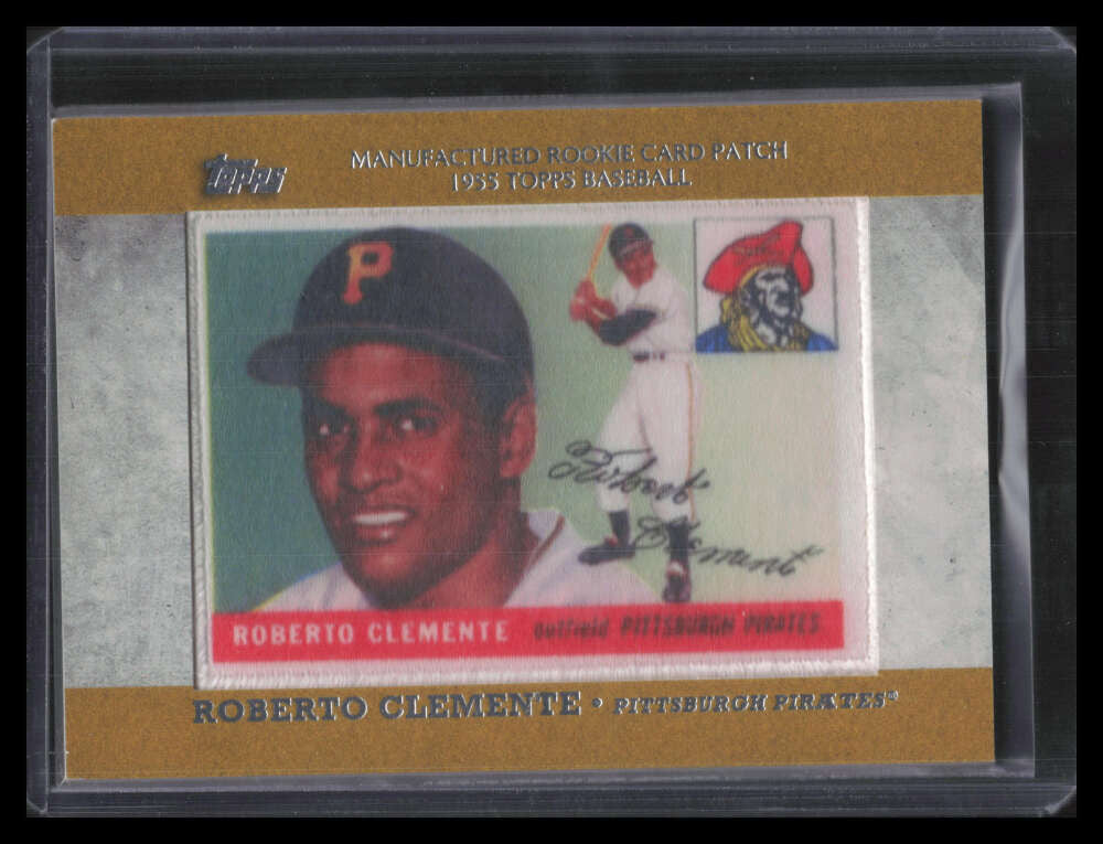 2013 Topps Manufactured Commemorative Rookie rcp3 Roberto Clemente 1955 Patch