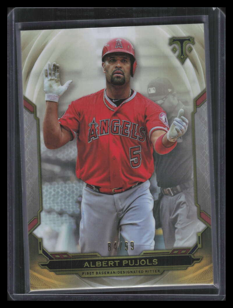 2019 Topps Triple Threads Gold 49 Albert Pujols 84/99