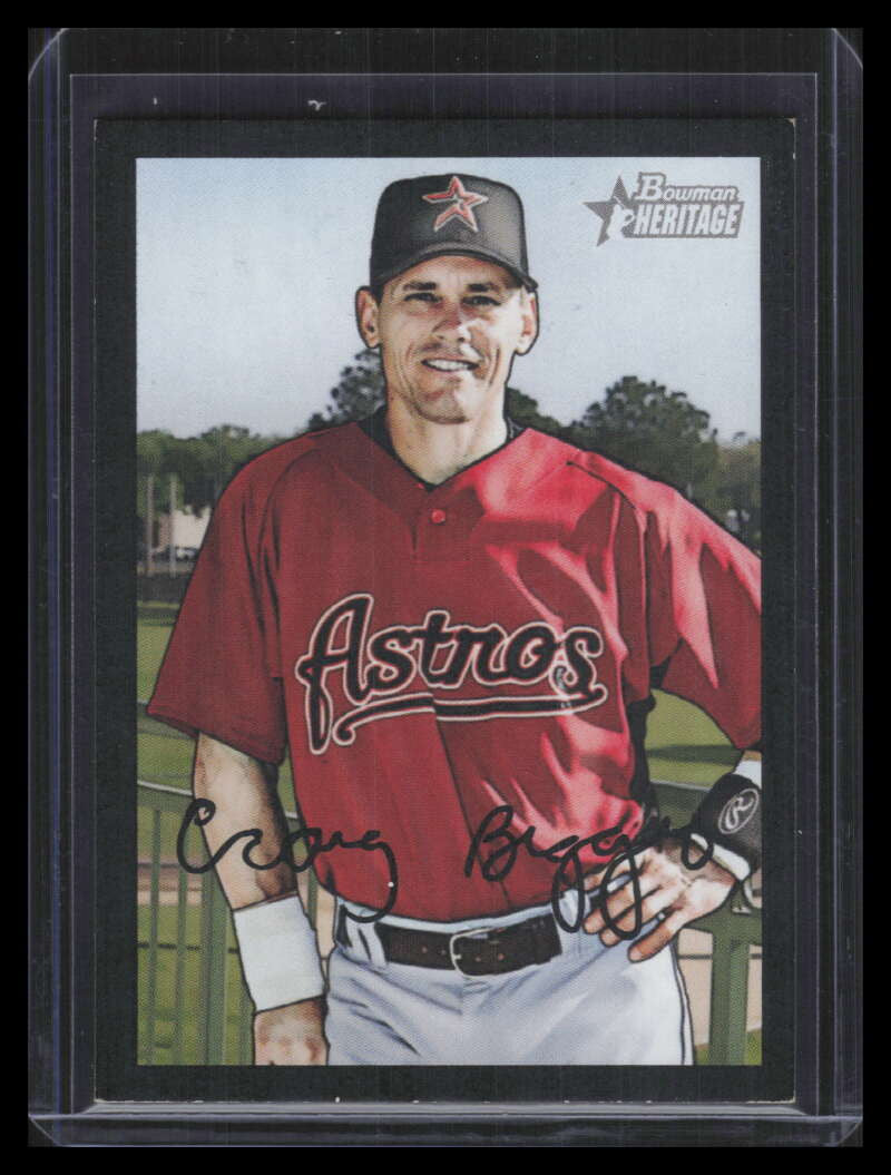 2007 Bowman Heritage Black 39 Craig Biggio 29/52