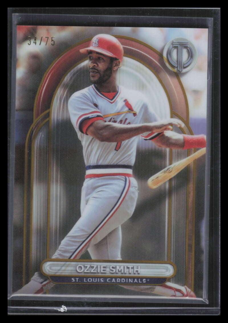2024 Topps Tribute Gold 34 Ozzie Smith 34/75
