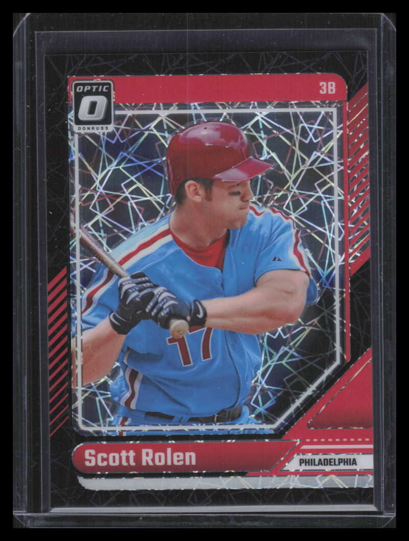 2024 Donruss Optic Black Velocity Refractor 12 Scott Rolen 39/39