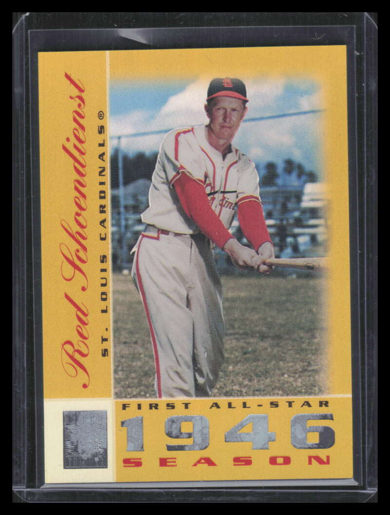 SOLD 151435 2003 Topps Tribute Perennial All-Star Gold 42 Red Schoendienst 13/46