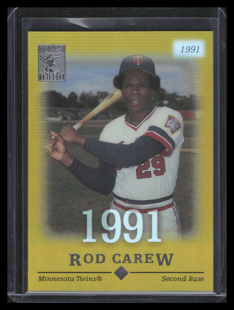2004 Topps Tribute HOF Gold 45 Rod Carew 17/91