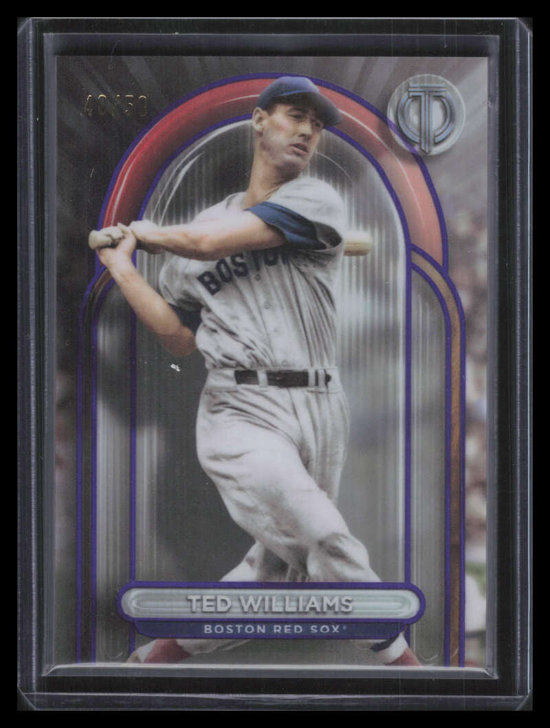 2024 Topps Tribute Purple 7 Ted Williams 40/50