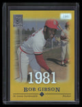 2004 Topps Tribute HOF Gold 47 Bob Gibson 53/81