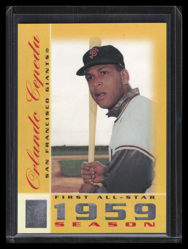 SOLD 151500 2003 Topps Tribute Perennial All-Star Gold 14 Orlando Cepeda 6/59