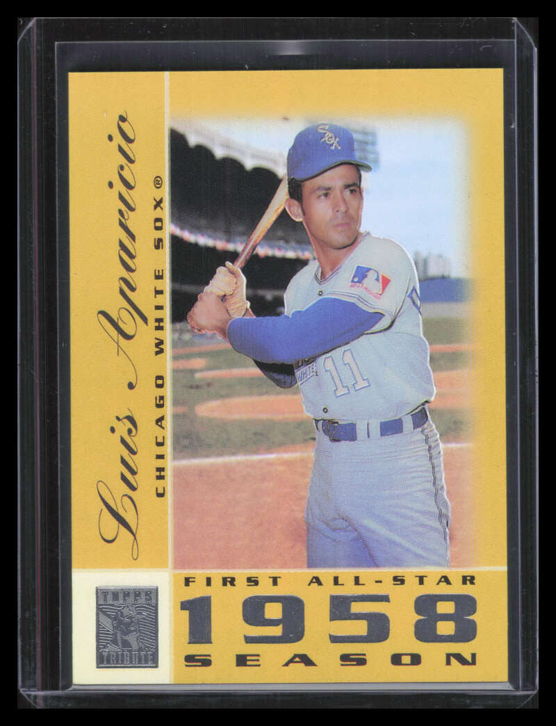 2003 Topps Tribute Perennial All-Star Gold 19 Luis Aparicio 21/58