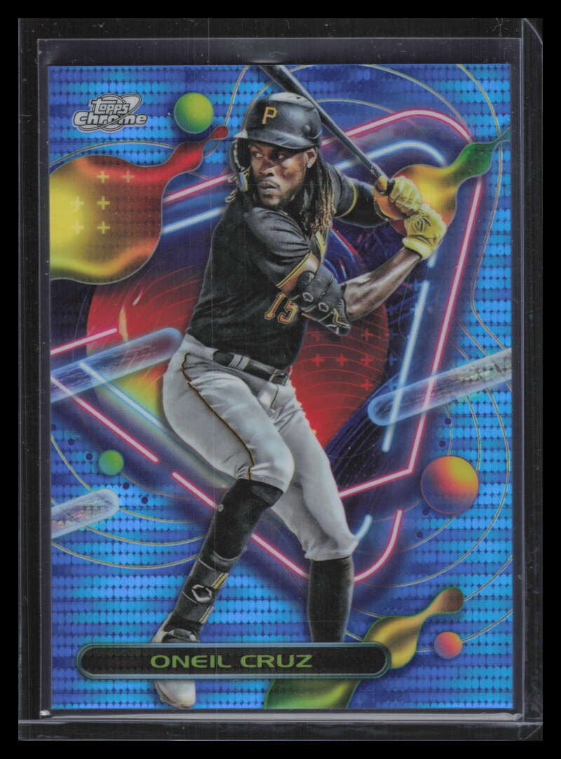 2023 Topps Cosmic Chrome Blue Moon Refractor 101 Oneil Cruz 23/99