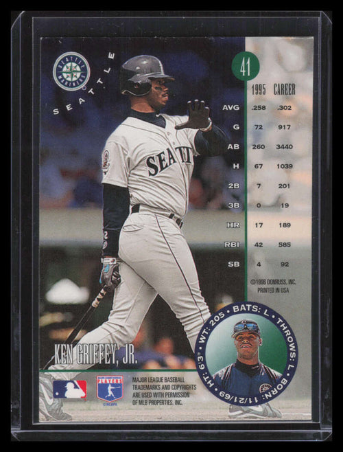 1996 Leaf Bronze Press Proofs 41 Ken Griffey Jr. /2000