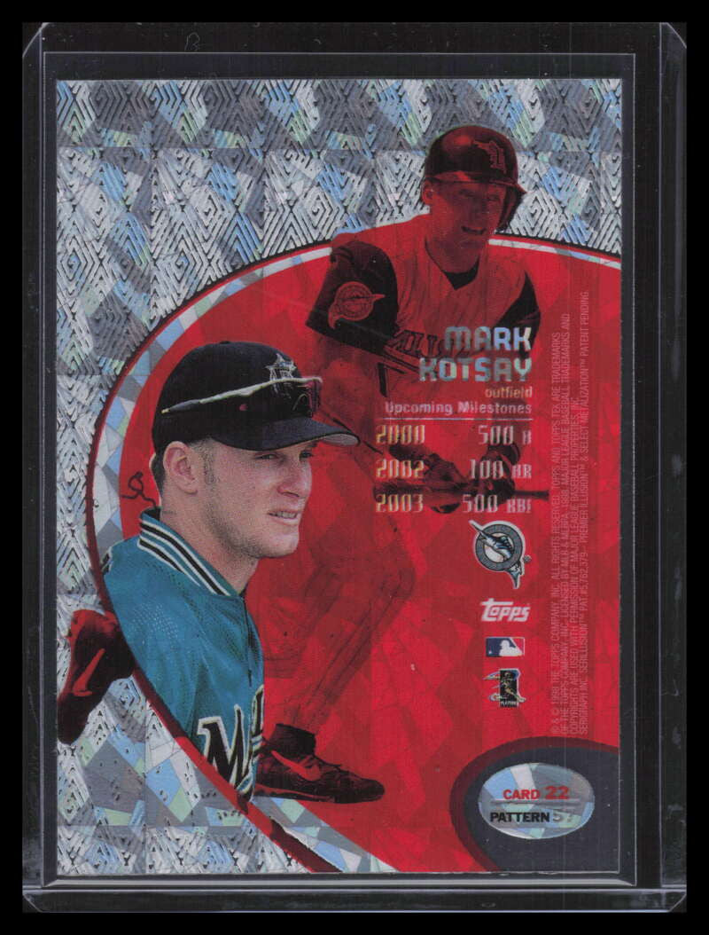 1998 Topps Tek Diffractors Pattern 57 22 Mark Kotsay