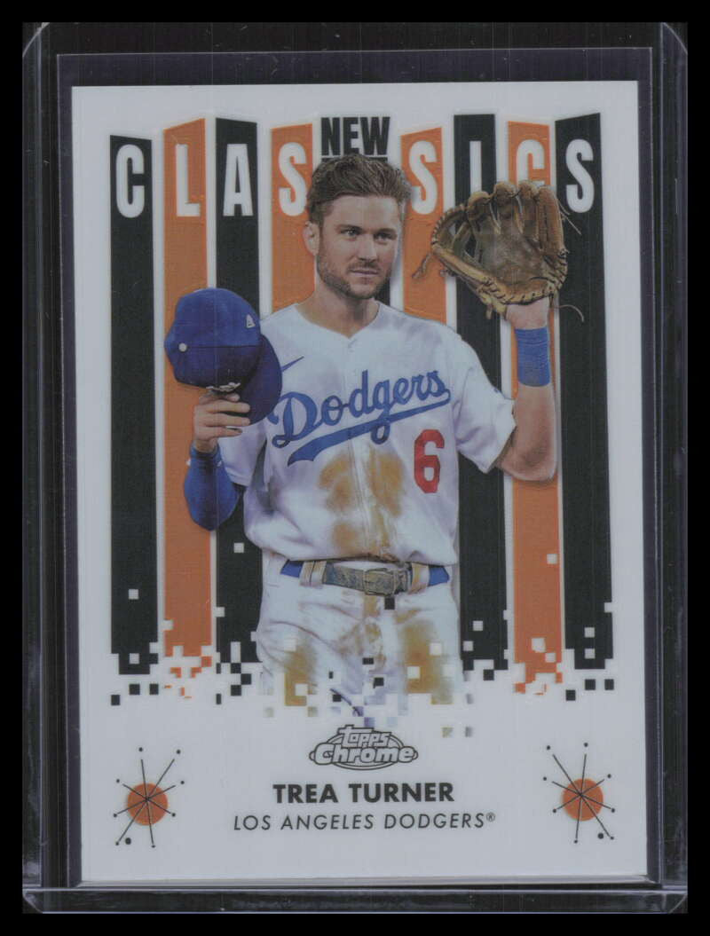 SOLD 151546 2022 Topps Chrome New Classics Orange Refractor nc15 Trea Turner 10/25
