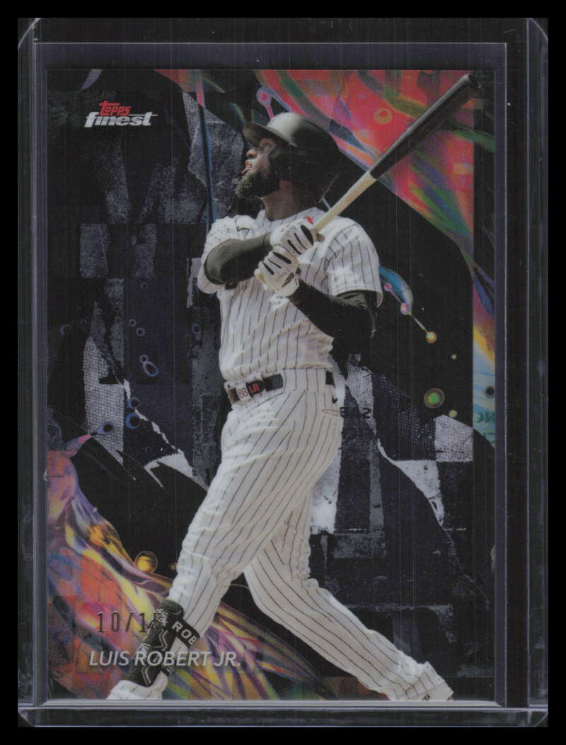 2024 Finest Black Refractor 153 Luis Robert Jr. 10/15 Uncommon