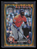 2024 Topps Chrome Gold RayWave Refractor 170 Yordan Alvarez 20/50