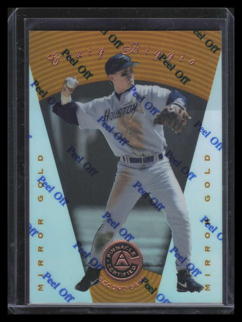 1997 Pinnacle Certified Mirror Gold 9 Craig Biggio