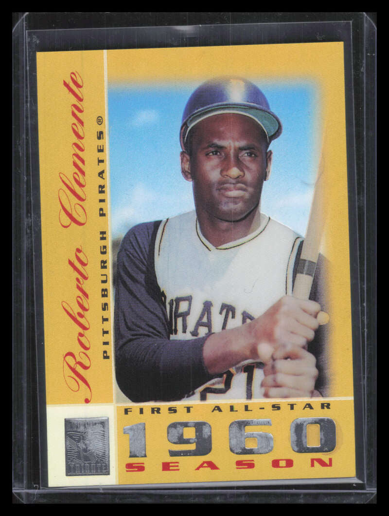 SOLD 151607 2003 Topps Tribute Perennial All-Star Gold 10 Roberto Clemente 52/60