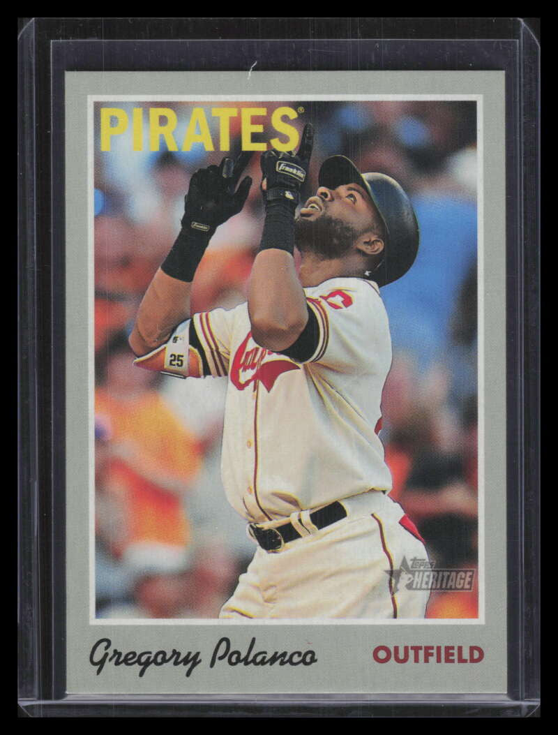 2019 Topps Heritage Throwback Variations 30 Gregory Polanco SP