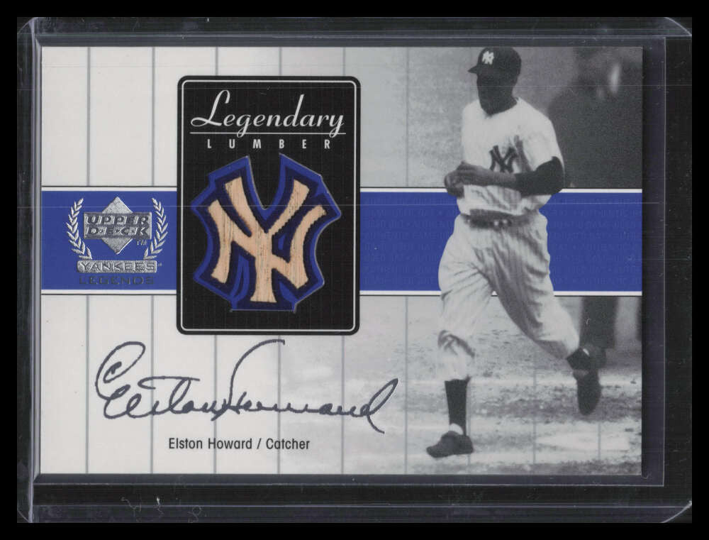 2000 Upper Deck Yankees Legends Legendary Lumber EHLL Elston Howard Bat 140602