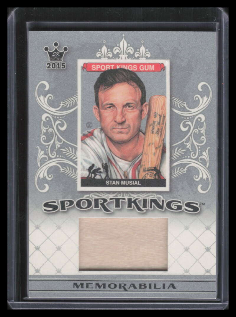 2015 Sportkings Memorabilia Green sjsm1 Stan Musial Jersey /10