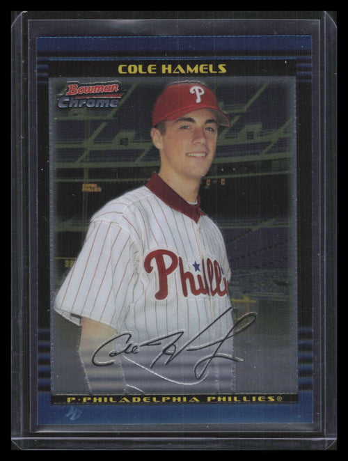 2002 Bowman Chrome Draft 17 Cole Hamels Rookie 140435