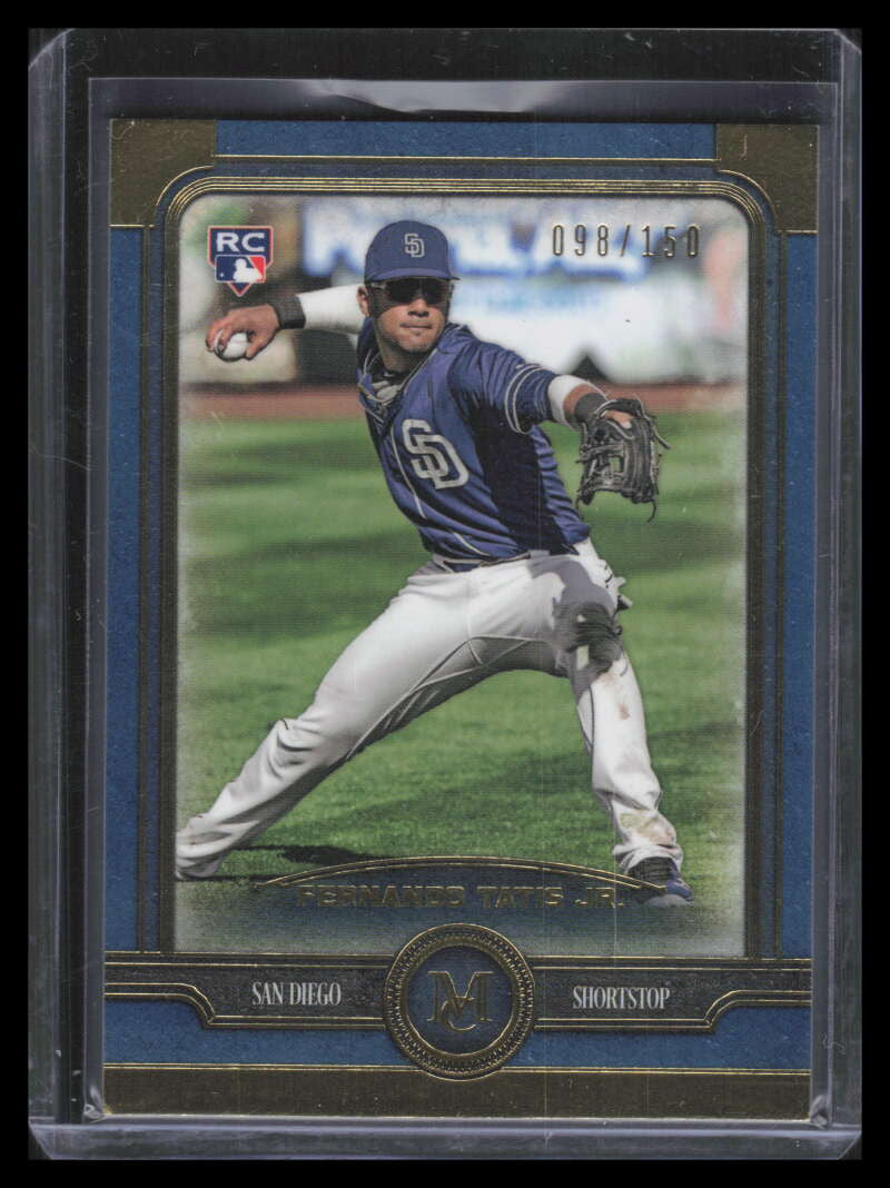 2019 Topps Museum Collection Sapphire 87 Fernando Tatis Jr. Rookie 98/150