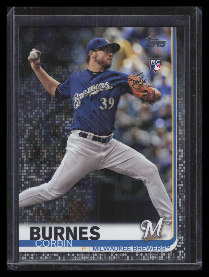 2019 Topps Black 94 Corbin Burnes Rookie 21/67