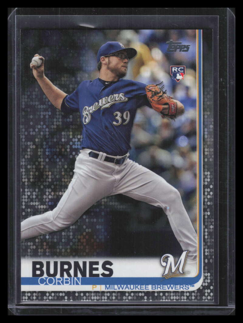 2019 Topps Black 94 Corbin Burnes Rookie 23/67