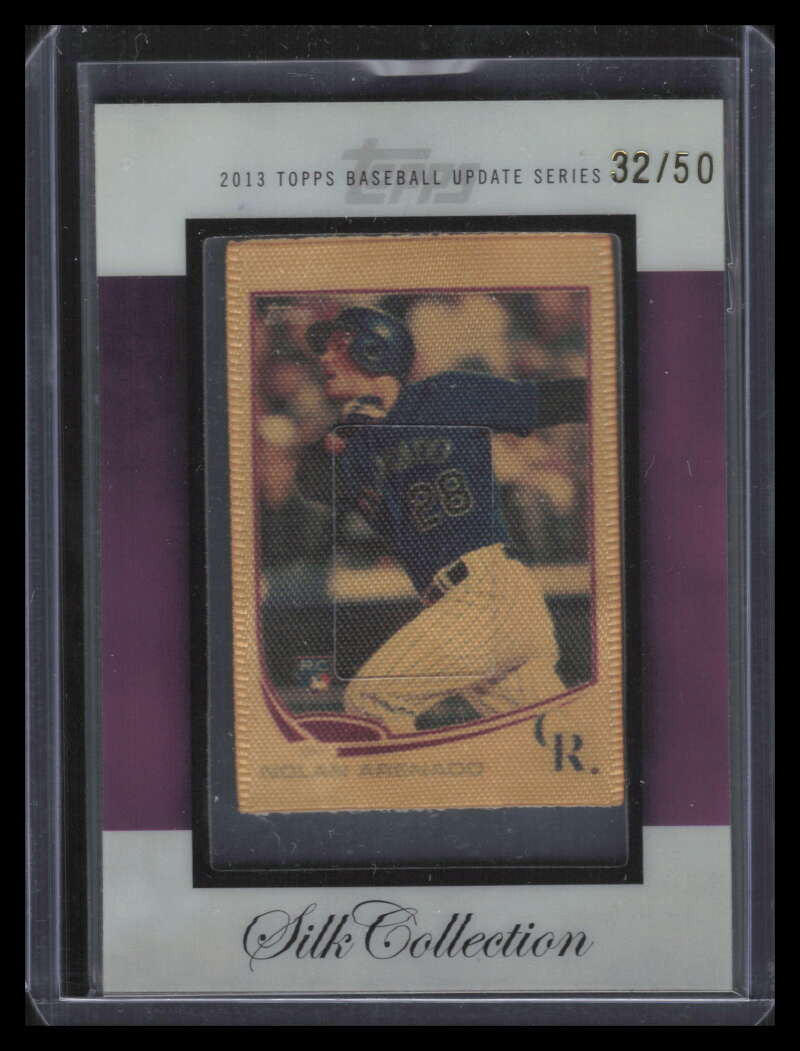 2013 Topps Update Silk Collection sc10 Nolan Arenado UPD Rookie 32/50