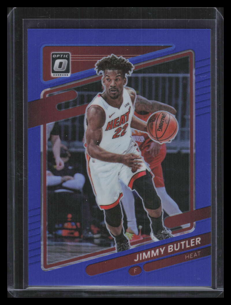 2021-22 Donruss Optic Blue Refractor 8 Jimmy Butler 12/59