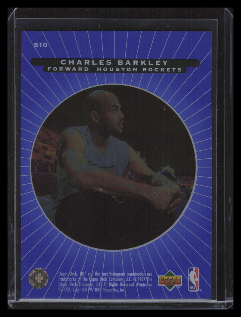 1996-97 UD3 Superstar Spotlight s10 Charles Barkley